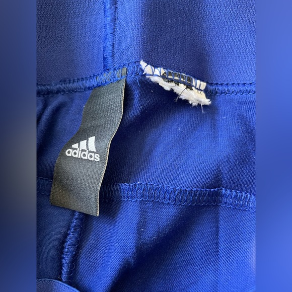 Blue adidas 3 stripe leggings - Picture 3 of 3